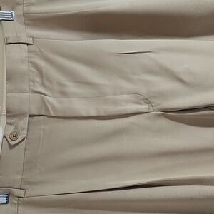 Palm Beach Reflex Classic Tan  Men's Dress Pants 44R Pleated Cuffed